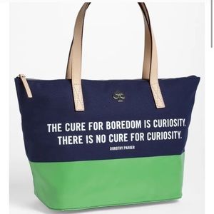 Kate Spade x Dorthy Parker Canvas Tote